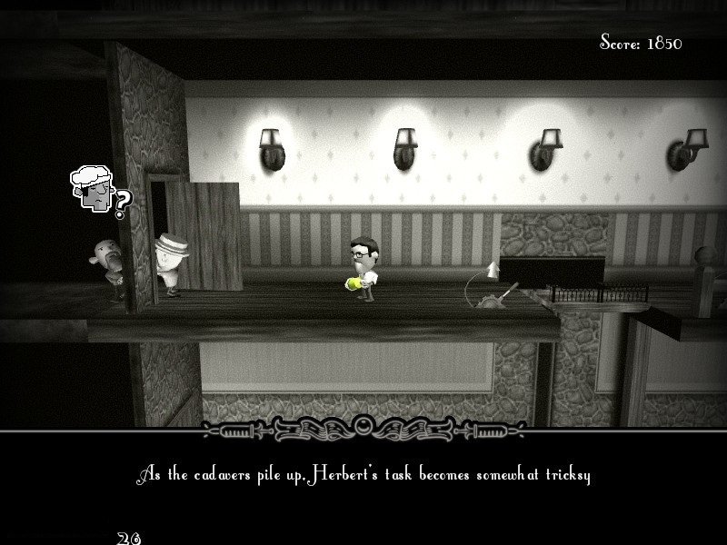 Herbert West in 'Carrion Re-animating!'