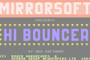 Hi Bouncer!