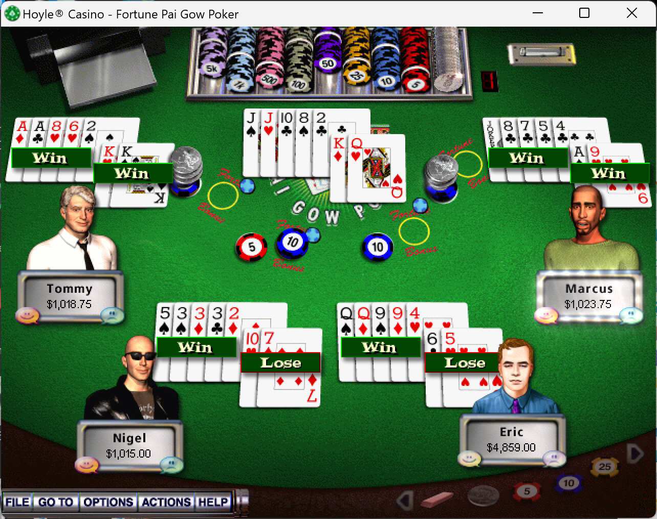 Hoyle Casino Games 2008
