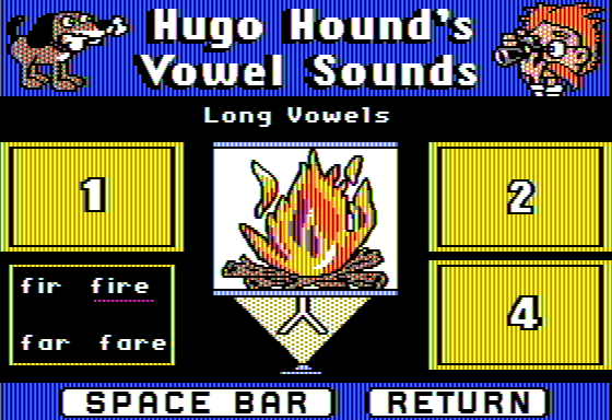 Hugo Hound's Vowel Sounds
