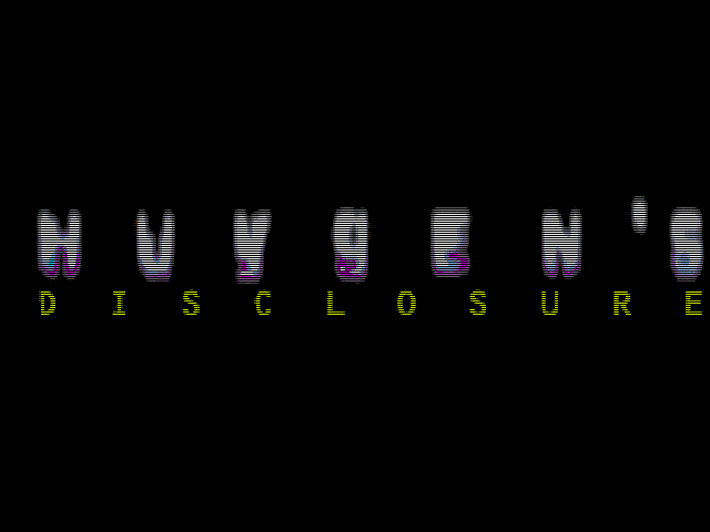 Huygen's Disclosure