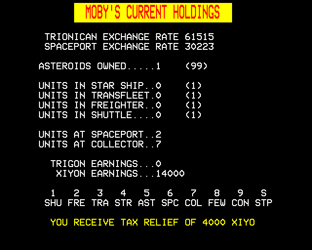 Intergalactic Trader
