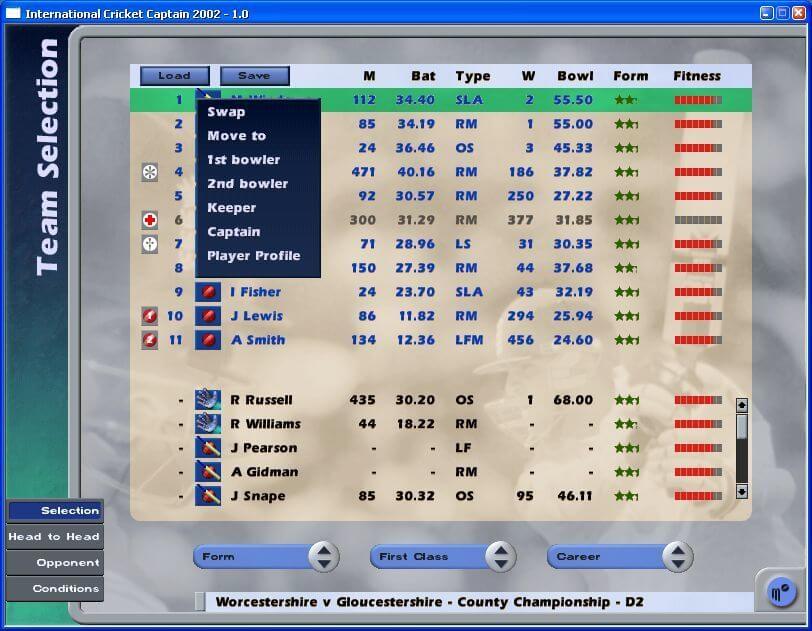 International Cricket Captain 2002