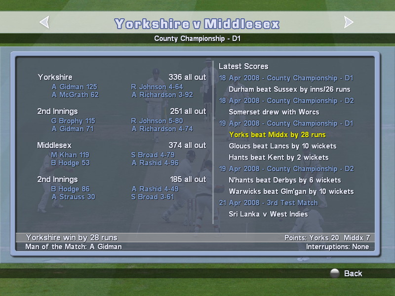 International Cricket Captain III