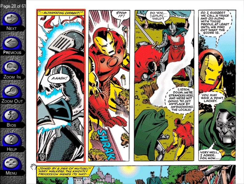 Iron Man: Interactive CD-ROM Comic Book!