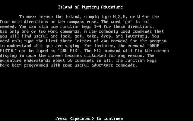 Island of Mystery Adventure
