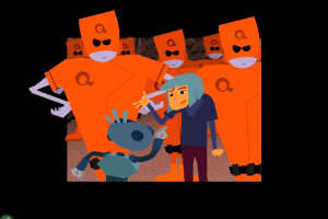 Iz and Auggie Escape From Dimension Q