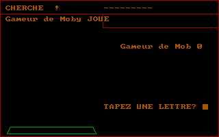 Jeu du Pendu, Le
