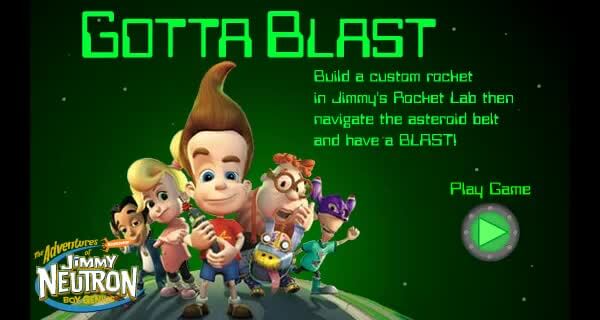 Jimmy Neutron: Gotta Blast! Rocket Race