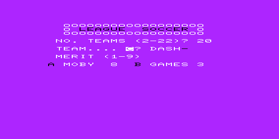 League Soccer