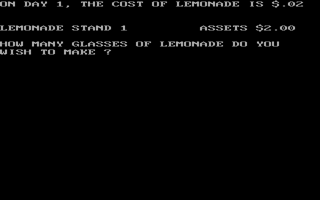 Lemonade Stand