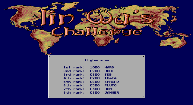 Lin Wu's Challenge