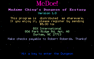 Madame Ching's Dungeon of Ecstasy
