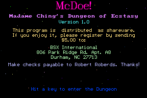 Madame Ching's Dungeon of Ecstasy