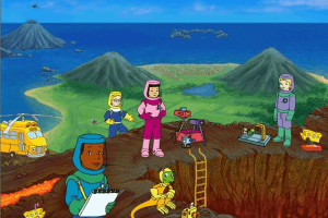 Scholastic's The Magic School Bus Volcano Adventure: Activity Center