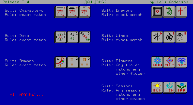 Mah Jongg Solitaire
