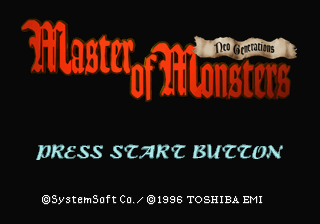 Master of Monsters: Neo Generations