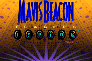 Mavis Beacon Teaches Typing! Version 4