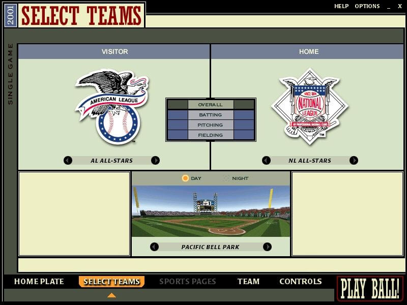 Microsoft Baseball 2001
