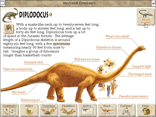 Microsoft Dinosaurs