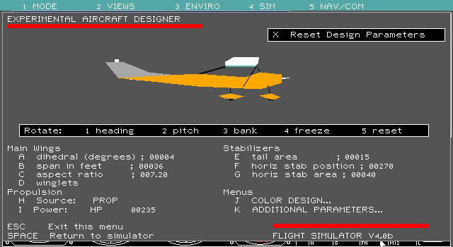 Microsoft Flight Simulator (v4.0)