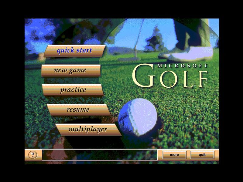 Microsoft Golf 3.0