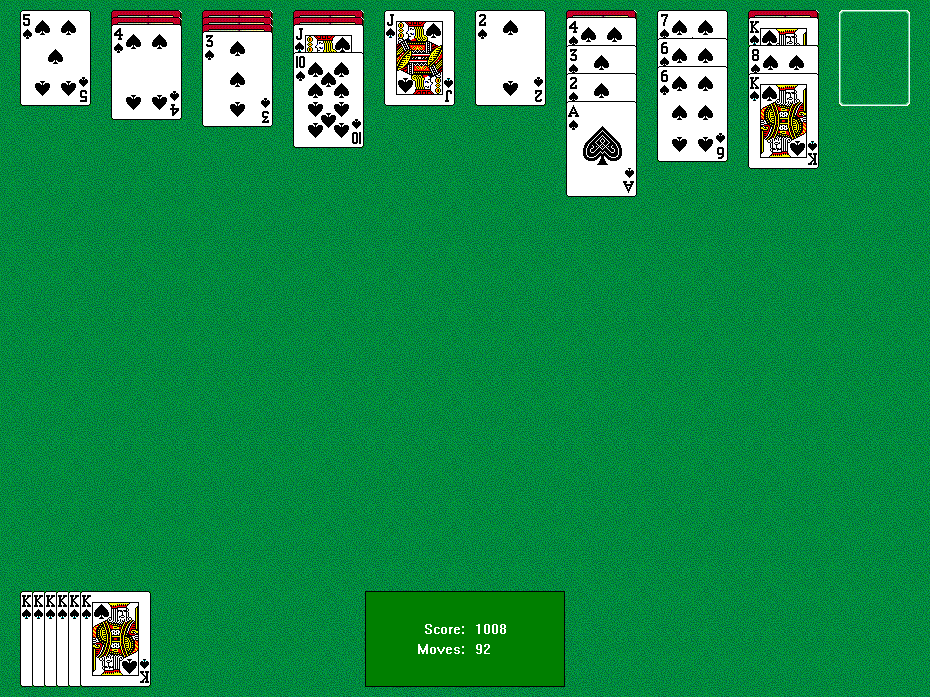 Microsoft Spider Solitaire