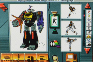 Mighty Morphin Power Rangers Print Kit CD-ROM