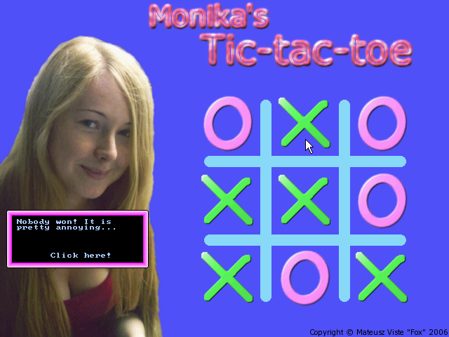 Monika's Tic Tac Toe