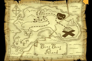 Moop and Dreadly in the Treasure on Bing Bong Island