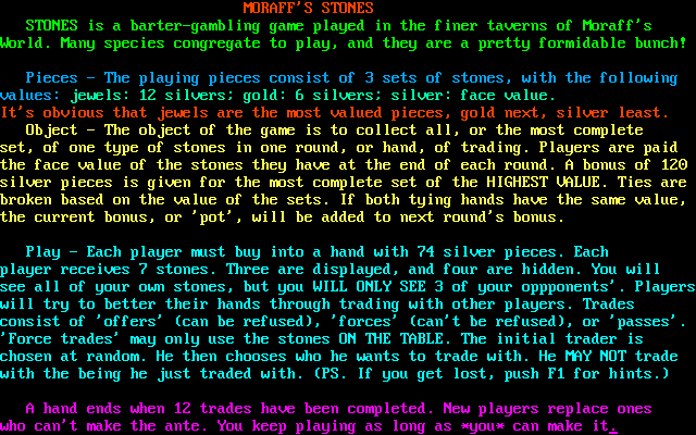 Moraff's Stones
