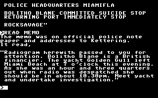 Murder off Miami