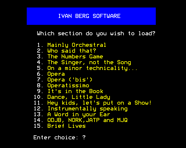 Music Quiz