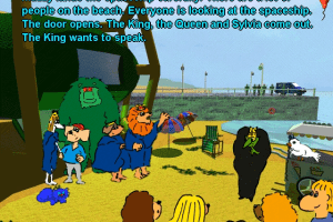 Muzzy at the Seaside