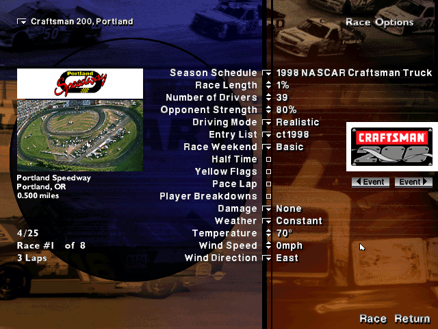 NASCAR Craftsman Truck Series Racing