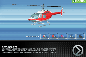 Nestlé Flying Game #3: Helicopter