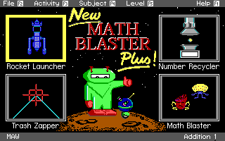 New Math Blaster Plus!