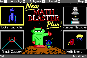 New Math Blaster Plus!