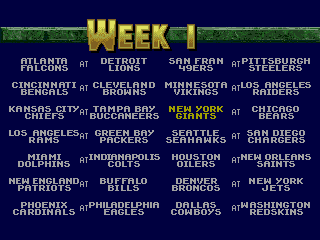 NFL Football '94 starring Joe Montana