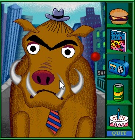 Nick Clickamajigs: Disgruntled Warthog