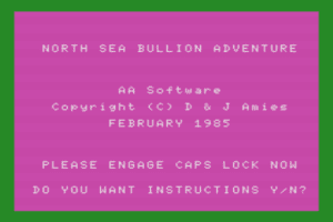 North Sea Bullion Adventure