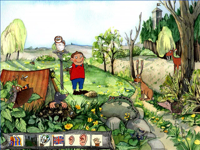 Oscar the Balloonist Drops into the Countryside