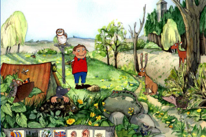 Oscar the Balloonist Drops into the Countryside