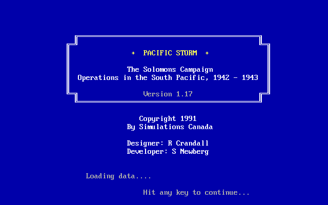 Pacific Storm: The Solomons Campaign