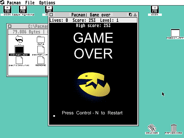 Pacman for GEM
