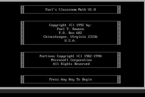 Paul's Classroom Math