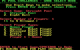 PC Pool Challenges