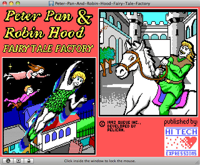 Peter Pan and Robin Hood Fairy Tale Factory