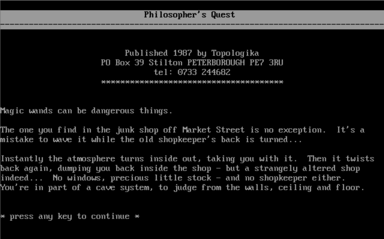 Philosopher's Quest