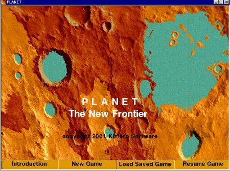 Planet: The New Frontier